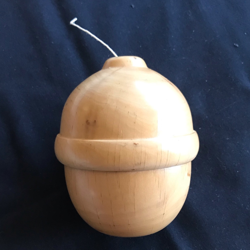 Williams Sonoma Italian Beechwood Acorn Twine Dispenser with Twine